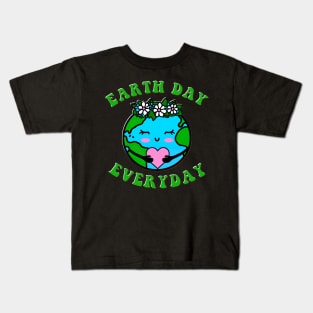 Earth Day Everyday Planet Environment Kids Funny Celebrate Kids T-Shirt